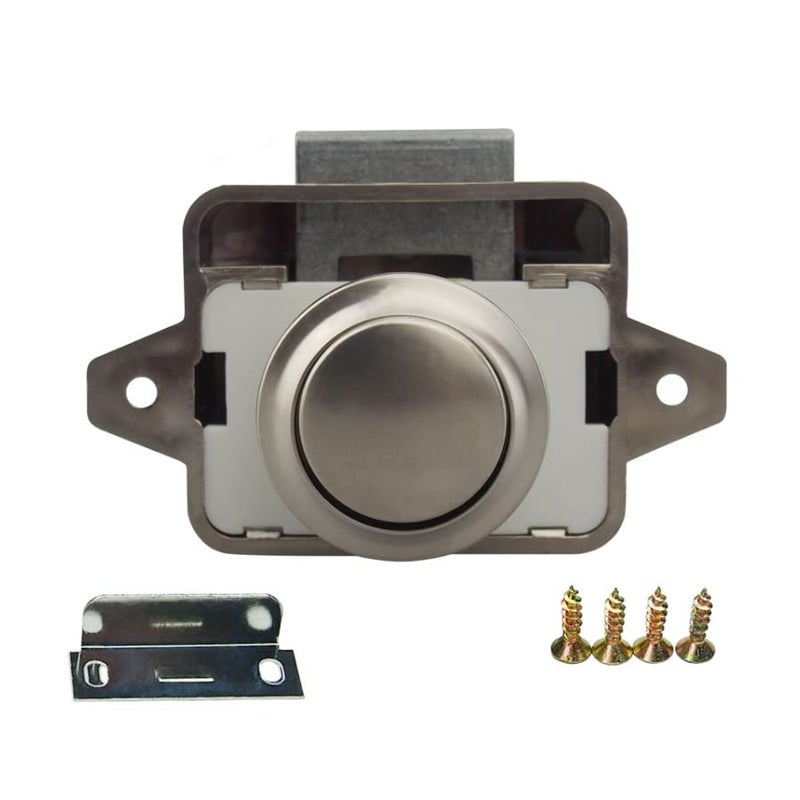Encell Set of 5 Push Button Latch Cupboard for RV Camper Motor Home Caravan - Image 1